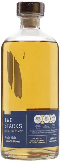 Two Stacks Double Barrel Single Malt Irish Whiskey 700ml
