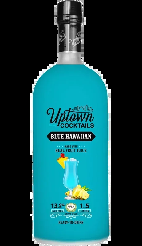 UPTOWN COCKTAILS BLUE HAWAIIAN RTD 1.5LI