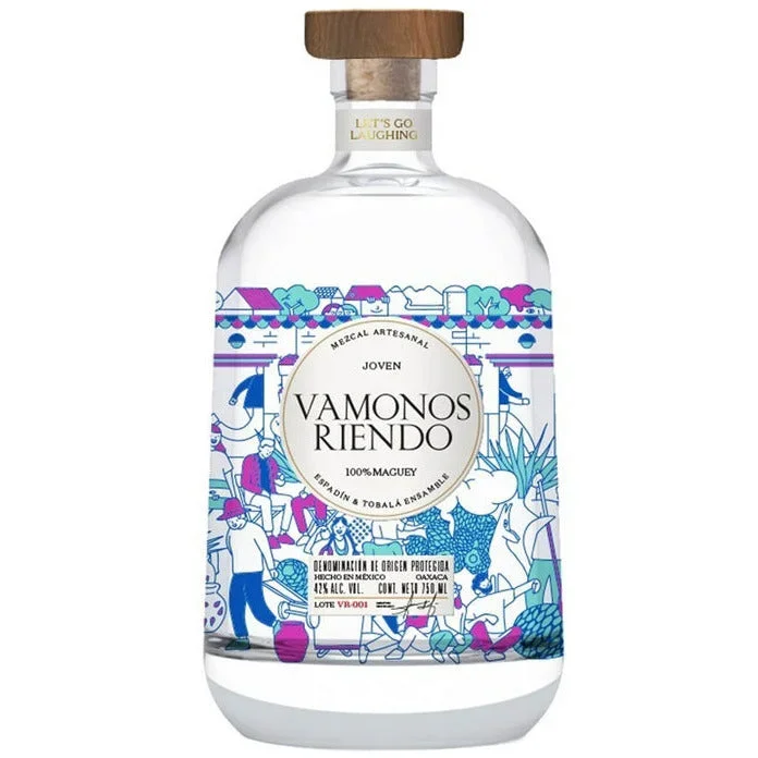 Vamonos Riendo Mezcal Ensamble Espadín & Tobalá Joven Mezcal Artesanal 100% Maguey