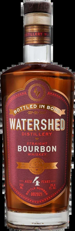 Watershed Distillery Bottled in Bond 4 Year Old Straight Bourbon Whiskey