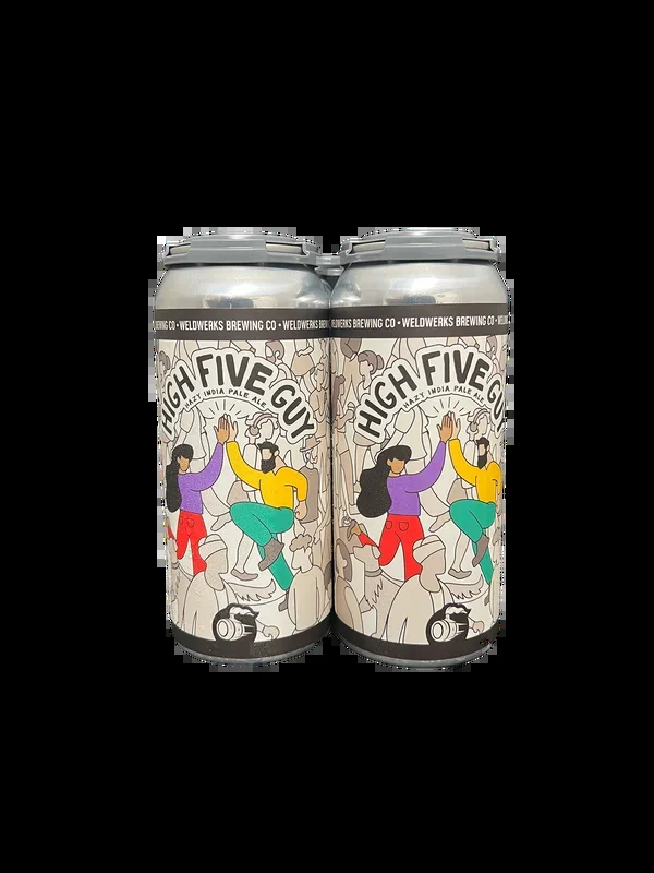 Weldwerks High Five Guy Hazy IPA 4 Pack Cans