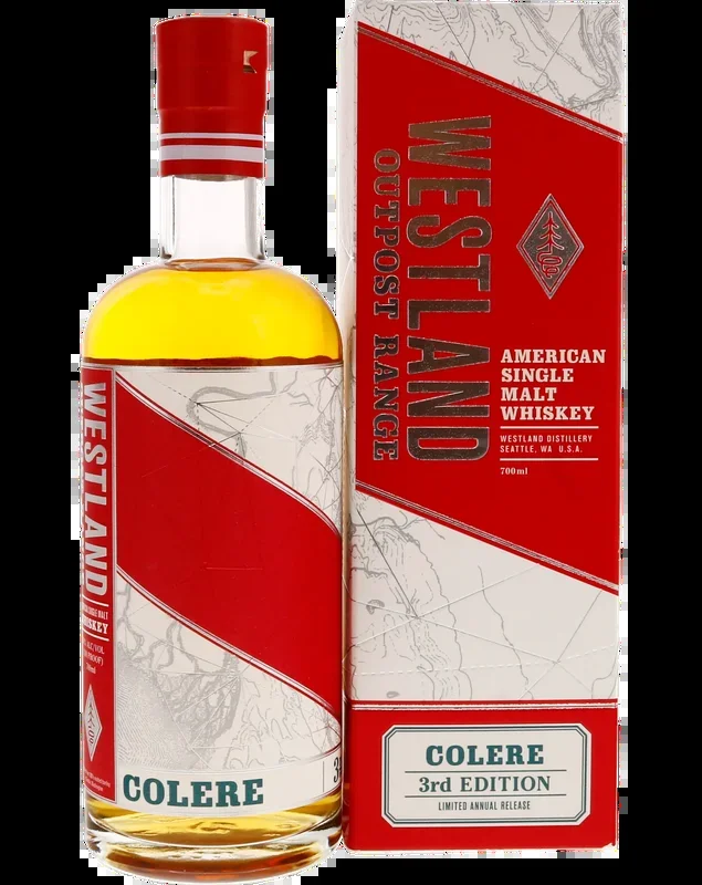 WESTLAND WHISKEY SINGLE MALT OUTPOST RANGE COLERE 3RD EDITION WASHINGTON 700ML