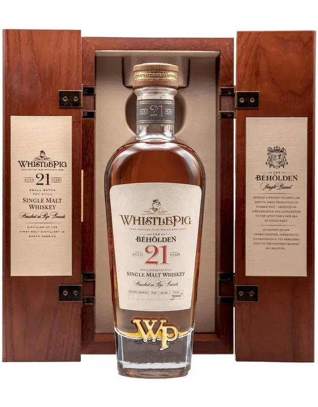 Whistlepig The Béhôlden 21 Year Single Malt Whiskey