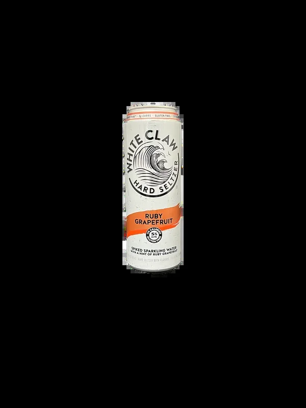 White Claw Ruby Grapefruit Seltzer Cans 19.2 oz
