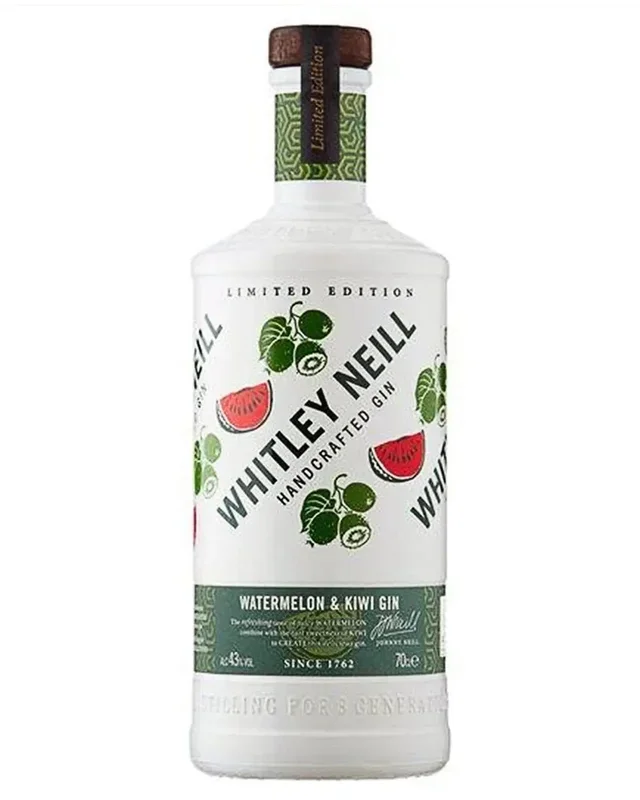 Whitley Neill Limited Edition Watermelon & Kiwi Gin, 70 cl