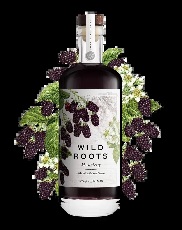 WILD ROOTS VODKA MARIONBERRY OREGON 750ML