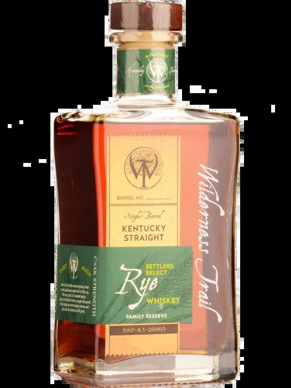 WILDERNESS TRAIL WHISKEY STRAIGHT RYE SINGLE BARREL CASK STRENGTH FAMILY RESERVE KENTUCKY 750ML