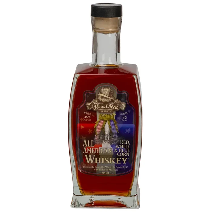 Wood Hat All American Red White & Blue Corn Whiskey