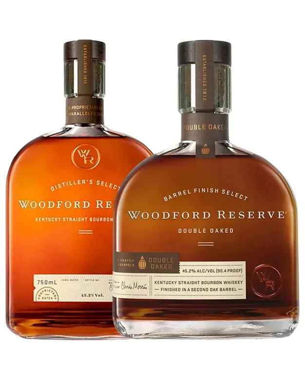 Woodford Reserve Double Oaked and Bourbon 2-Pack Combo