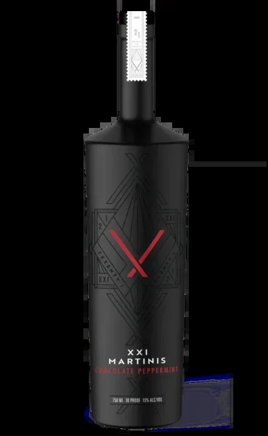XXI MARTINIS RTD CHOCOLATE PEPPERMINT 750ML