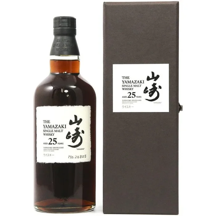Yamazaki 25 Year Old Single Malt Japanese Whisky – 70cl 43%