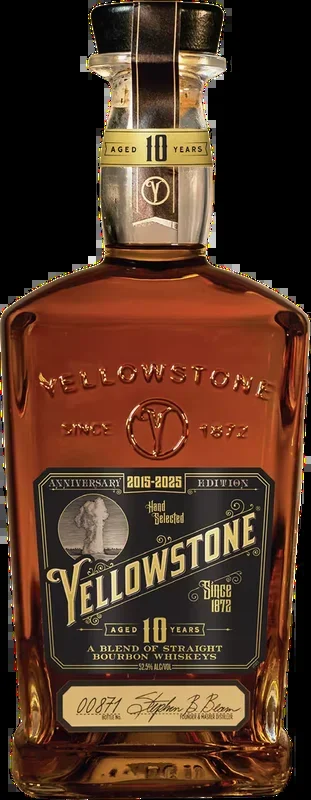 YELLOWSTONE BOURBON 2025 ANNIVERSARY EDITION KENTUCKY 10YR 750ML