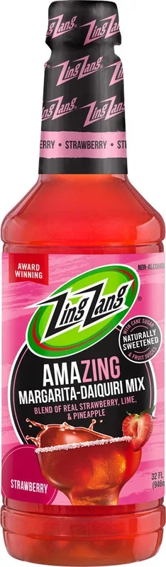Zing Zang Strawberry Margarita Daiquiri Mix 32oz