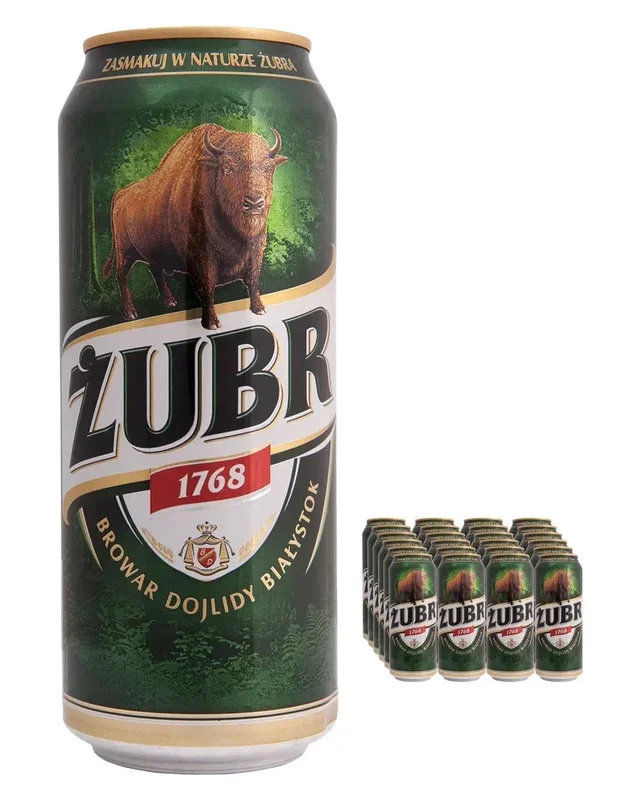Zubr Polish Lager Multipack, 24 x 500 ml