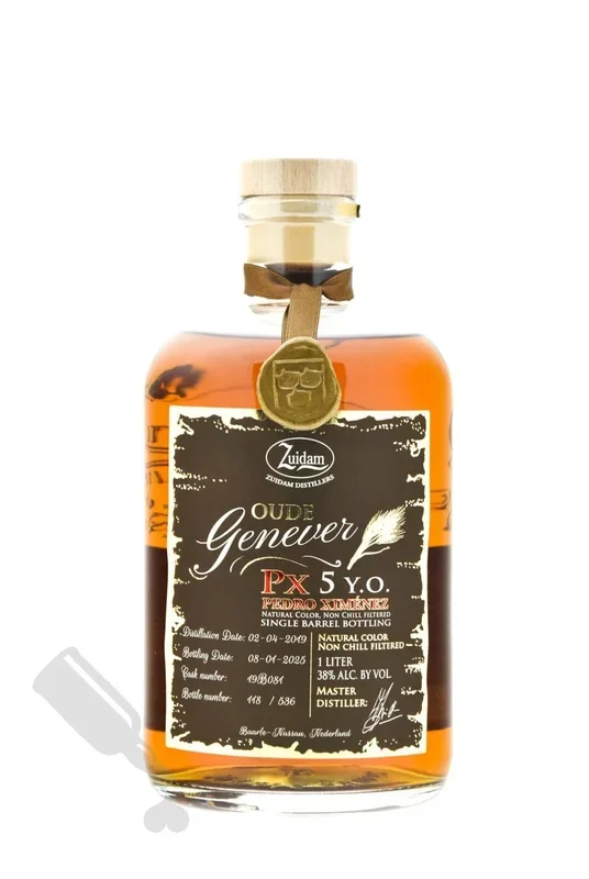 Zuidam Oude Genever 5 years PX Single Barrel 100cl